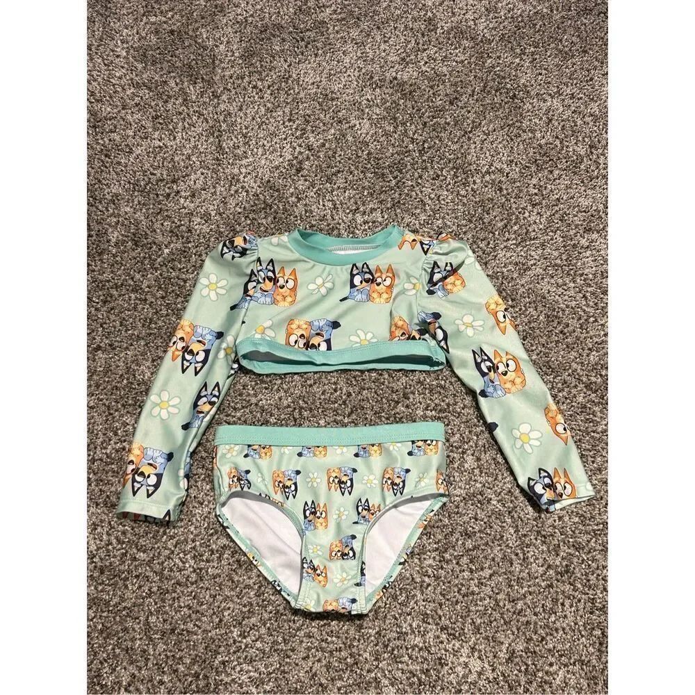 Bluey 2 piece bathing suit size 2T